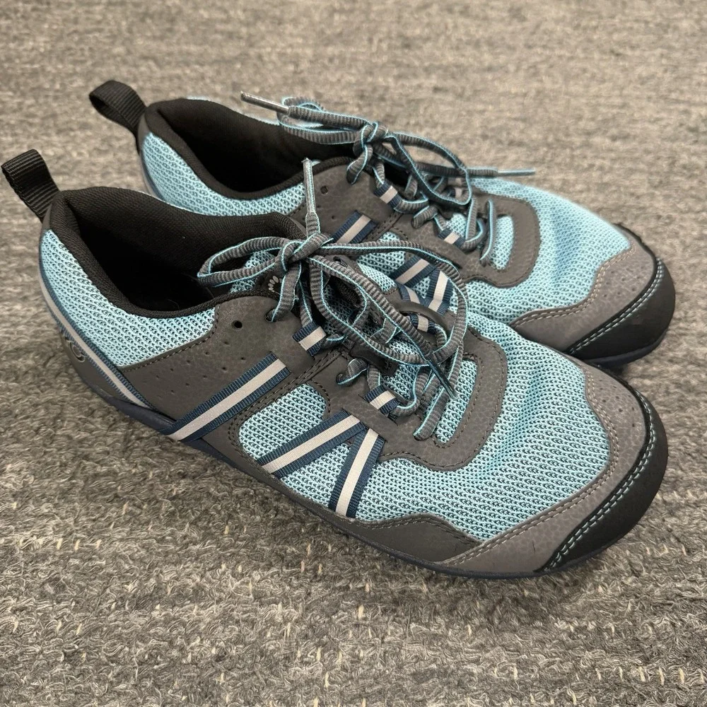 Xero Shoes Women 8.5 Prio Trainer Blue Barefoot Training Sneaker Minimalist